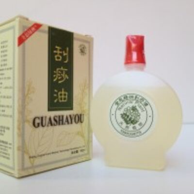 Óleo para Gua Sha (branco) – 80ml