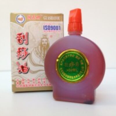 Óleo para Gua Sha (vermelho) – 100ml
