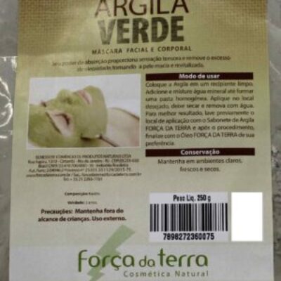 Argila Verde de 250 g – Força da Terra