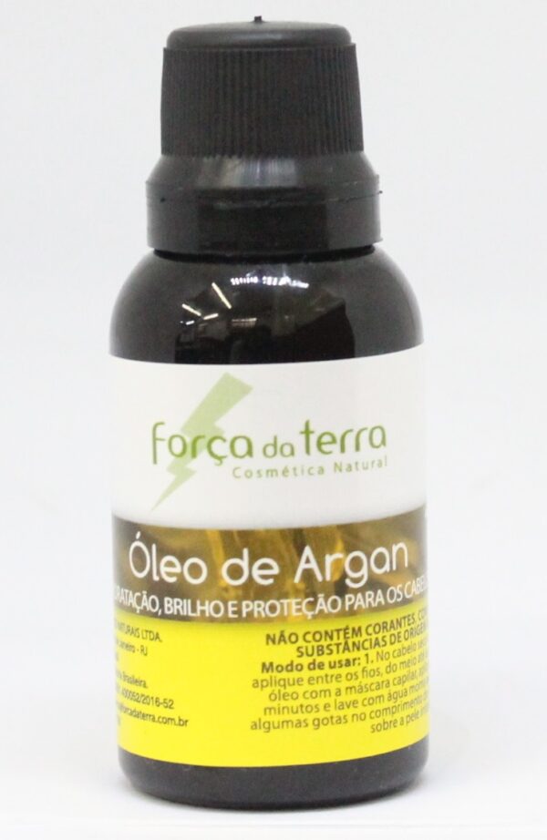 Óleo Natural de Argan 30 Ml- Força da Terra