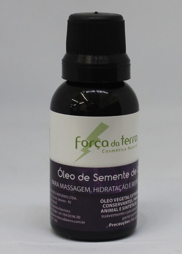 Óleo Natural de Semente de Uva 30 ml - Força da Terra