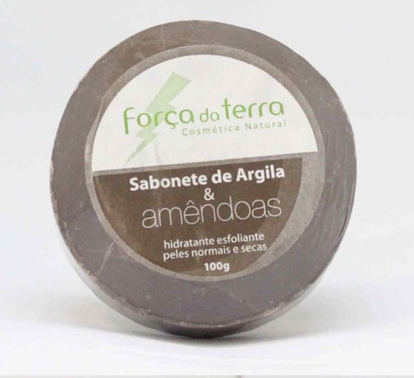 Sabonete de Argila e Amêndoas - Força da Terra