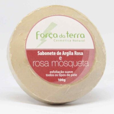 Sabonete de Argila e Rosa Mosqueta – Força da Terra