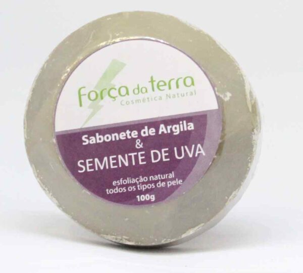 Sabonete de Argila e Semente de Uva - Força da Terra