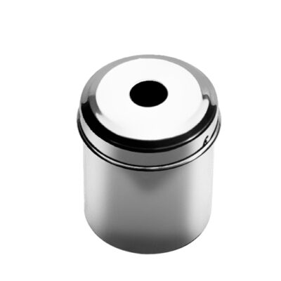 Porta Algodão Inox – 8 x 10cm Com Mola