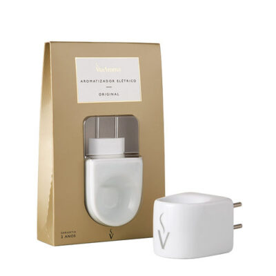 Aromatizador Elétrico de Porcelana Branco – Via Aroma