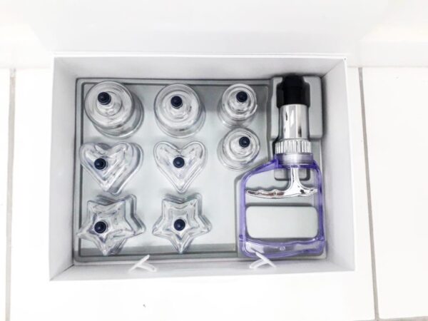 Ventosa de Acrílico Coração e Estrela Kan Li - Kit com 8 copos - Imagem 2