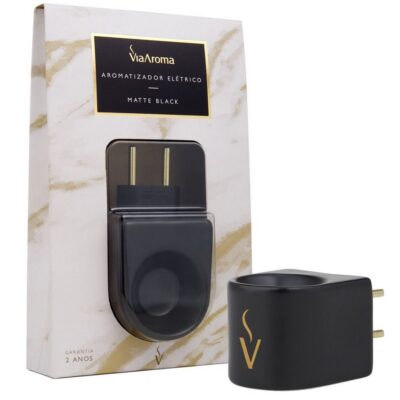 Aromatizador Elétrico de Porcelana Black – Via Aroma