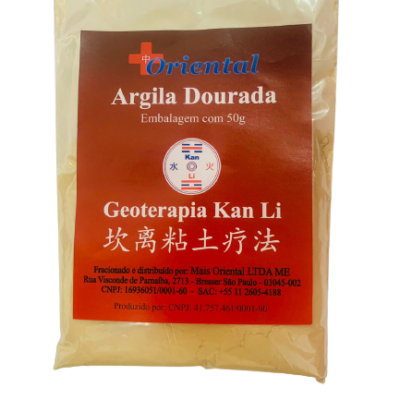 Argila Dourada Kan Li 50g