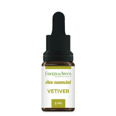 Óleo Essencial Vetiver 5 Ml – Força da Terra